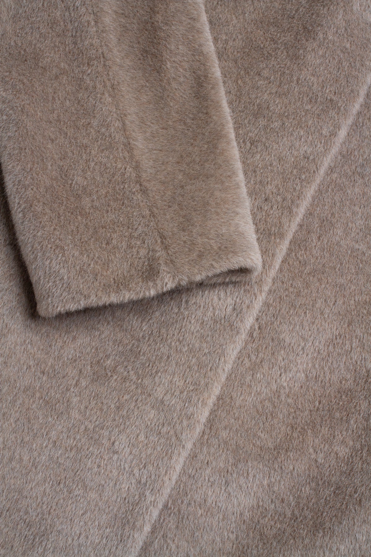 Close-up of a brown fabric texture